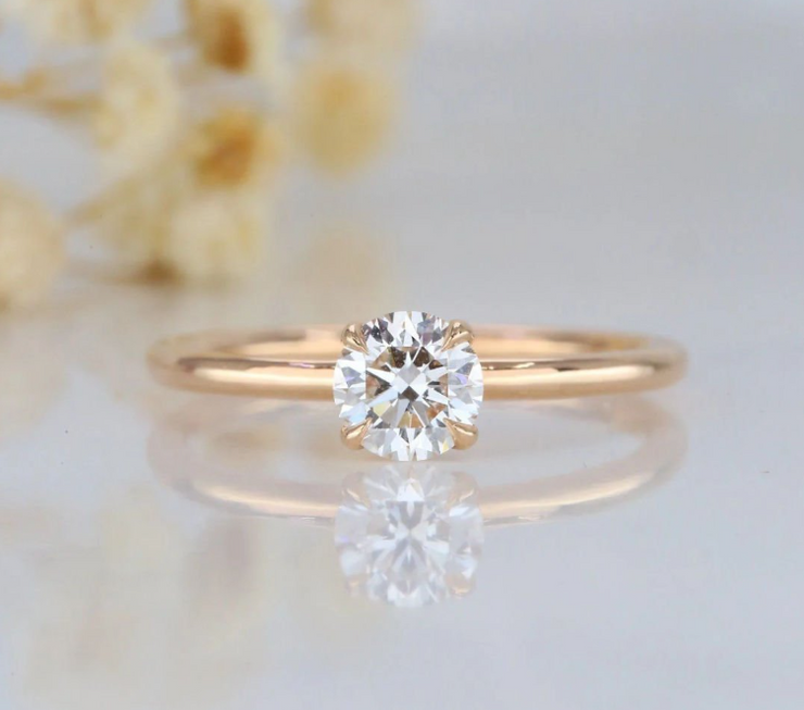 diamond ring, 1.00 ct. diamond ring, 1.00 ct. round diamond solitaire ring