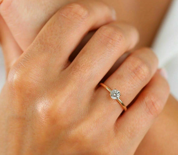 diamond ring, 0.72 ct. diamond ring, 0.72 ct. diamond solitaire ring
