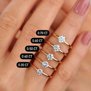 diamond ring, 0.72 ct. diamond ring, 0.72 ct. diamond solitaire ring