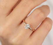 diamond ring, 0.71 ct. diamond ring, 0.71 ct. radiant diamond solitaire ring