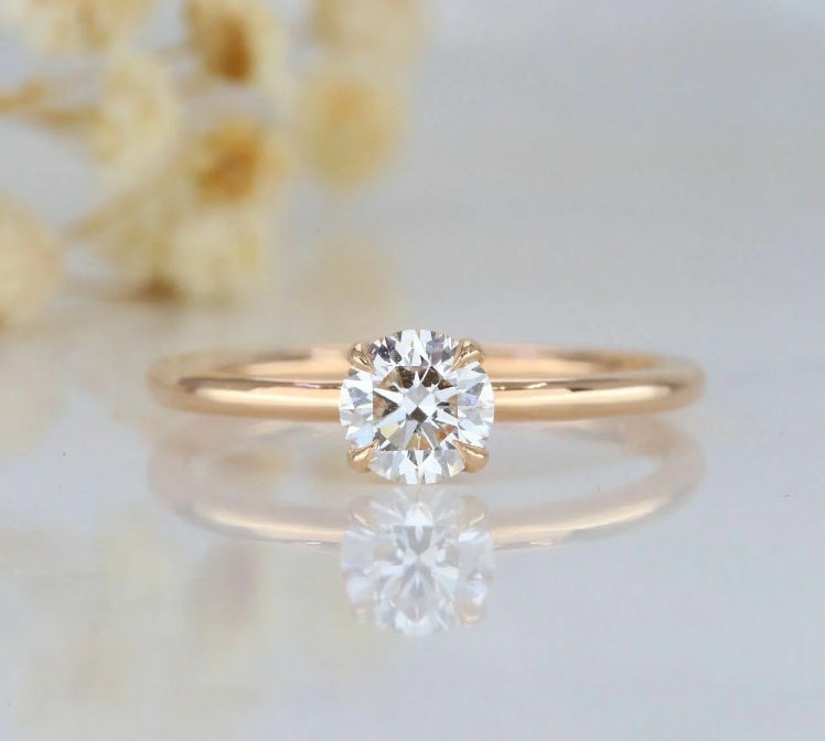 diamond ring, 1.01 ct. diamond ring, 1.01 ct. round diamond solitaire ring