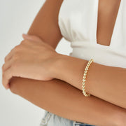 Lulu 0.74ct Diamond Stone Yellow Gold Bracelet,diamond bracelet, 0.74ct diamond bracelet