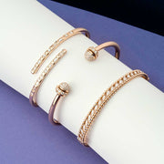1.10ct Diamond Stone Rose Gold Bracelet,diamond bracelet, 1.10ct diamond bracelet