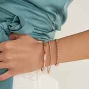 0.65ct Marquise Diamond Stone Rose Gold Bracelet,diamond bracelet, 0.65ct diamond bracelet