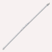 5.92ct White Gold Tennis Bracelet with Marquise Cut Diamond Stone,diamond bracelet, 5.92ct diamond bracelet