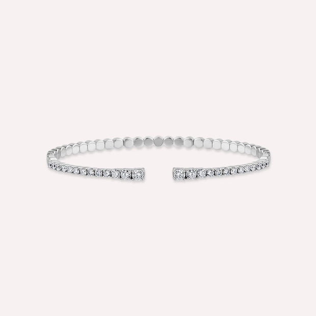 1.33ct Diamond Stone White Gold Bracelet,diamond bracelet, 1.33ct diamond bracelet