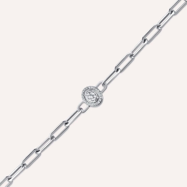 Jesse 0.17ct Diamond Stone White Gold Bracelet,diamond bracelet, 0.17ct diamond bracelet