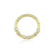 14k Gold Aria Helix Piercing