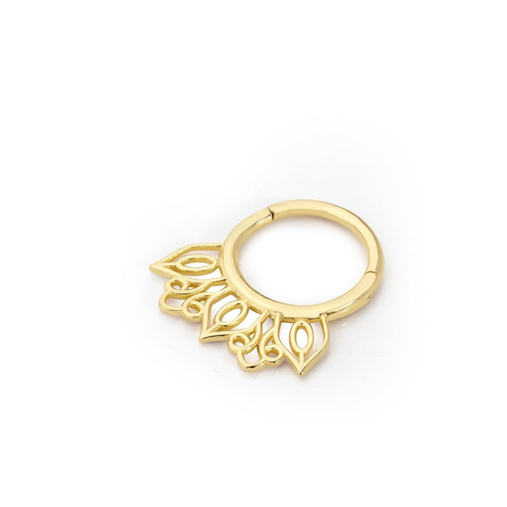 14k Gold Palace Helix Piercing