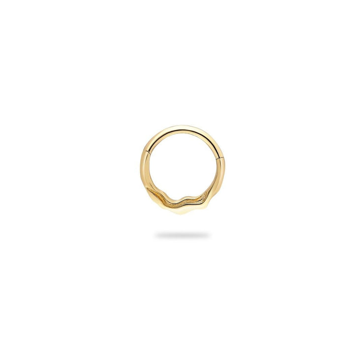 14k Gold Modern Helix Piercing