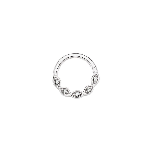 14k Gold Shuttle Helix Piercing