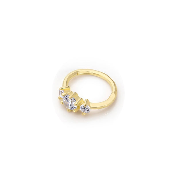 14k Gold Shine Helix Piercing