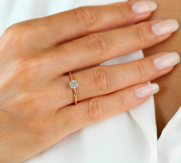 diamond ring, 0.75 ct. diamond ring, 0.75 ct. round diamond solitaire ring