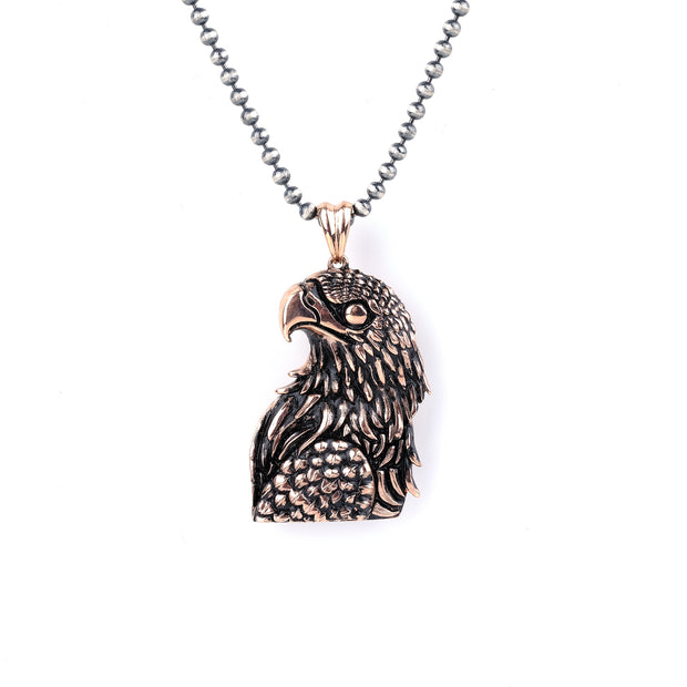eagle necklace, Men’s necklace’ men’s sterling silver necklace