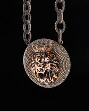 Lion King  Necklace, Men's Sterling Silver Necklace