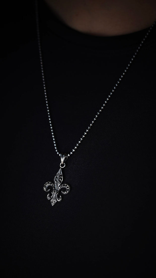 Fleur De Lis d Necklace