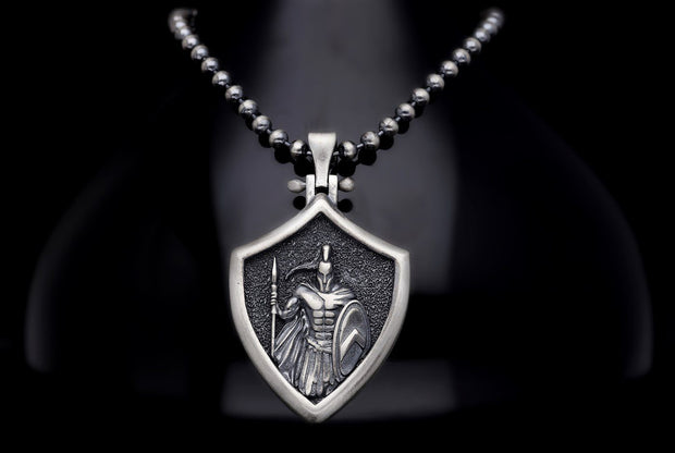 Men’s Sterling Silver Spartan Necklace