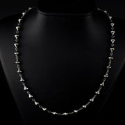 Men’s Sterling Silver Double Color Chain