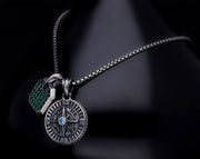 Men’s Sterling Silver Two Part Pendant