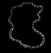 Men’s Sterling Silver Embroidered Forse Chain