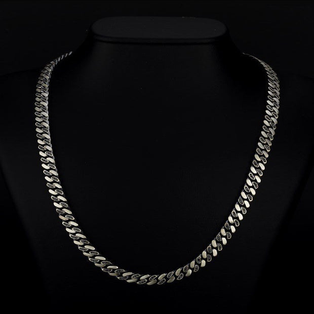 Men’s Sterling Silver Miami Cuban Chain Necklace