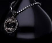 Men’s Sterling Silver Pisces Zodiac Necklace