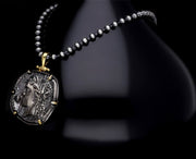 Men’s Sterling Silver Ancient Rome Locket Necklace