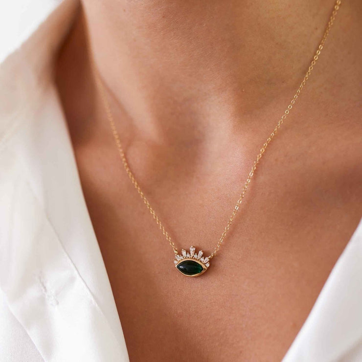 gold evil eye necklace,evil eye necklace, 14k gold evil eye necklace, evil eye necklaces, Turkish eye necklace