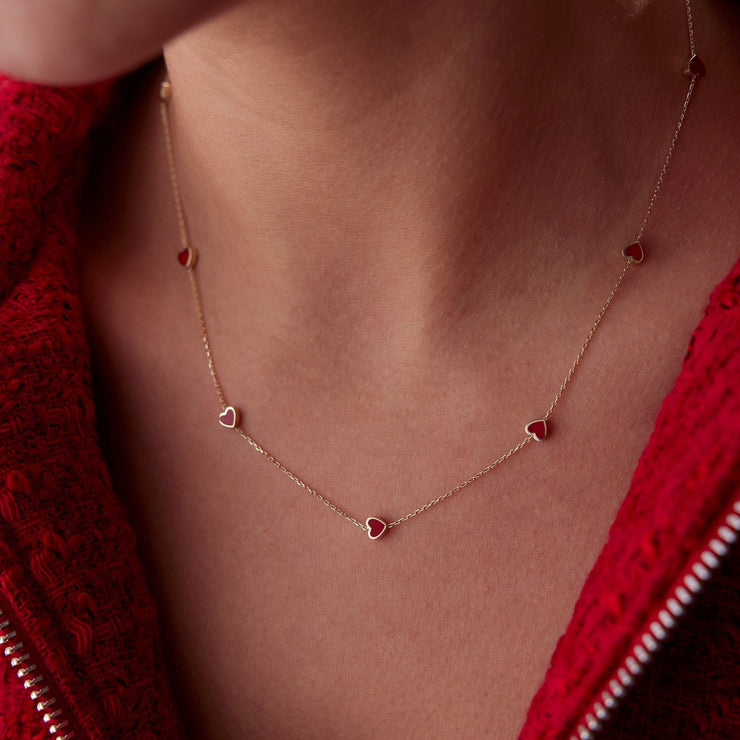 14k Gold Heart Necklace