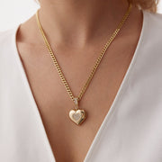 14k Gold Heart Necklace