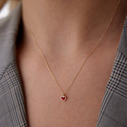 14k Gold Heart Necklace