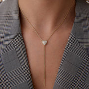 14k Gold Pendant Heart Necklace