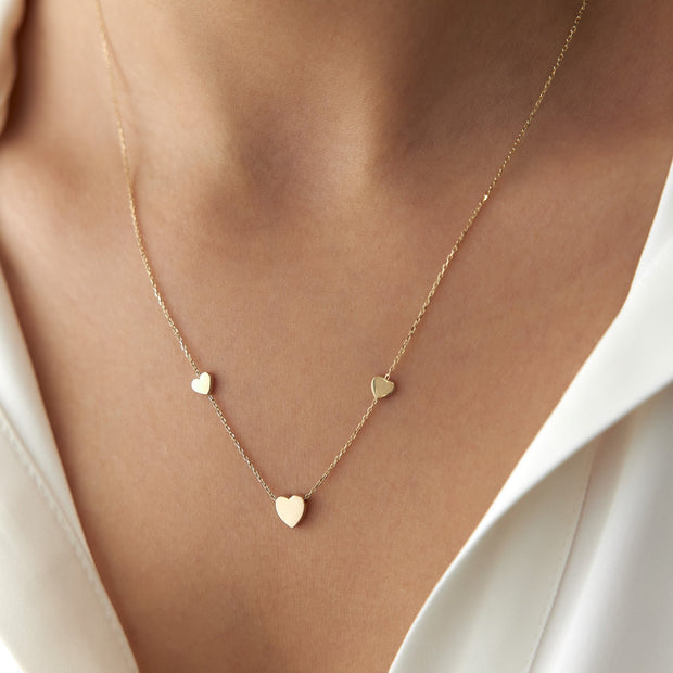 14k Gold Heart Necklace