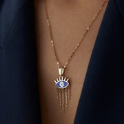 gold evil eye necklace,evil eye necklace, 14k gold evil eye necklace, evil eye necklaces, Turkish eye necklace