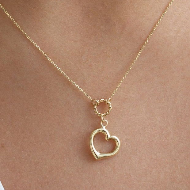 14kGold Heart Necklace