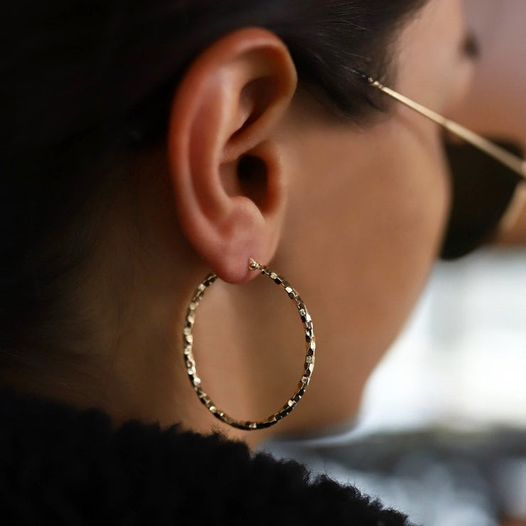 14k Gold Hoop Earrings