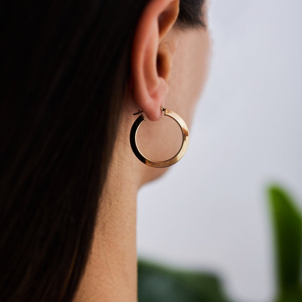 Curve Hoop Earrings