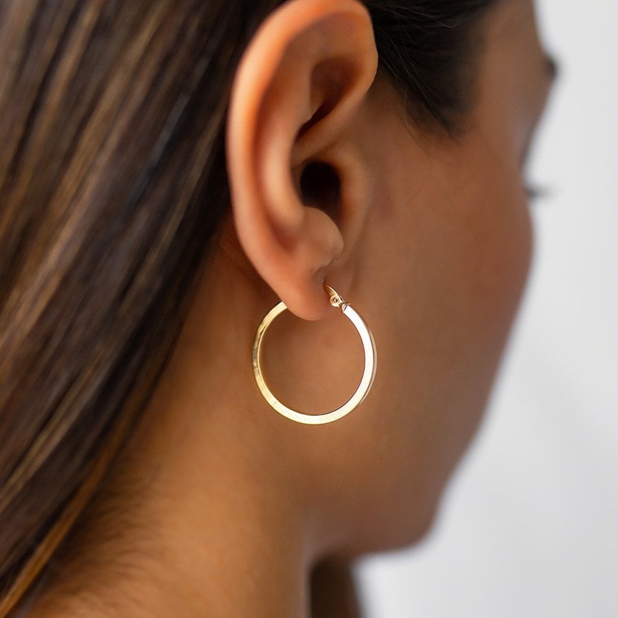 14k Gold Hoop Earrings
