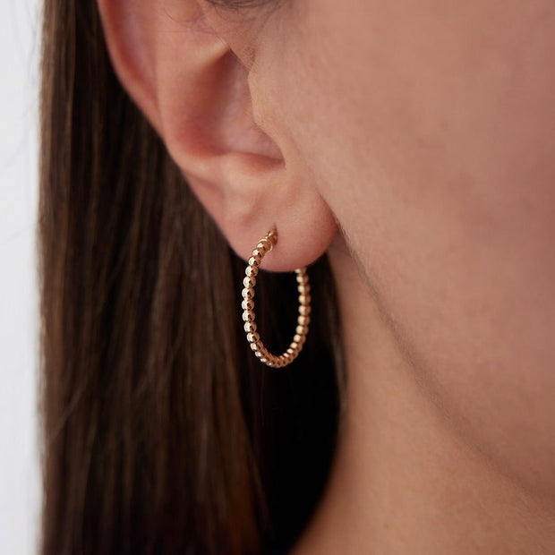 Bigball Hoop Earrings