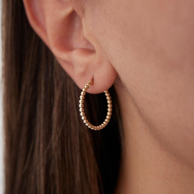 Bigball Hoop Earrings