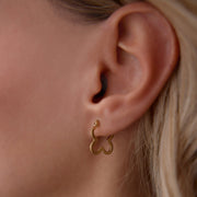 Clover Hoop Earrings