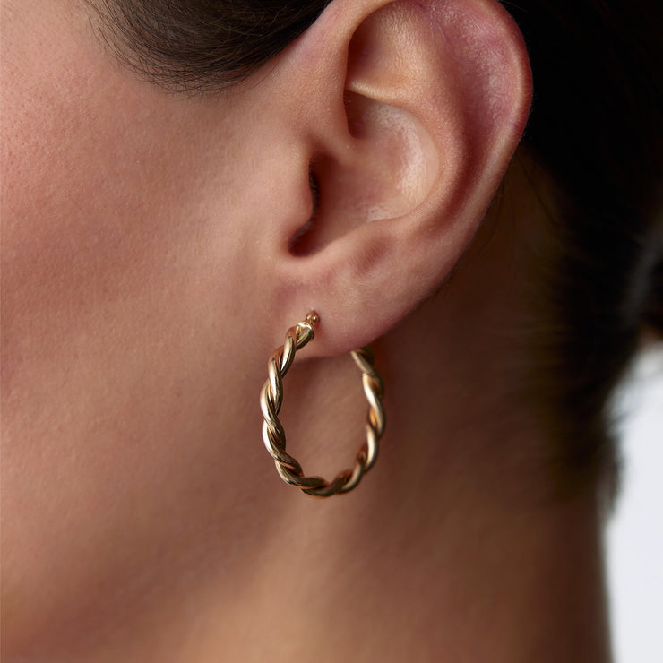 Large Spiral Earrings