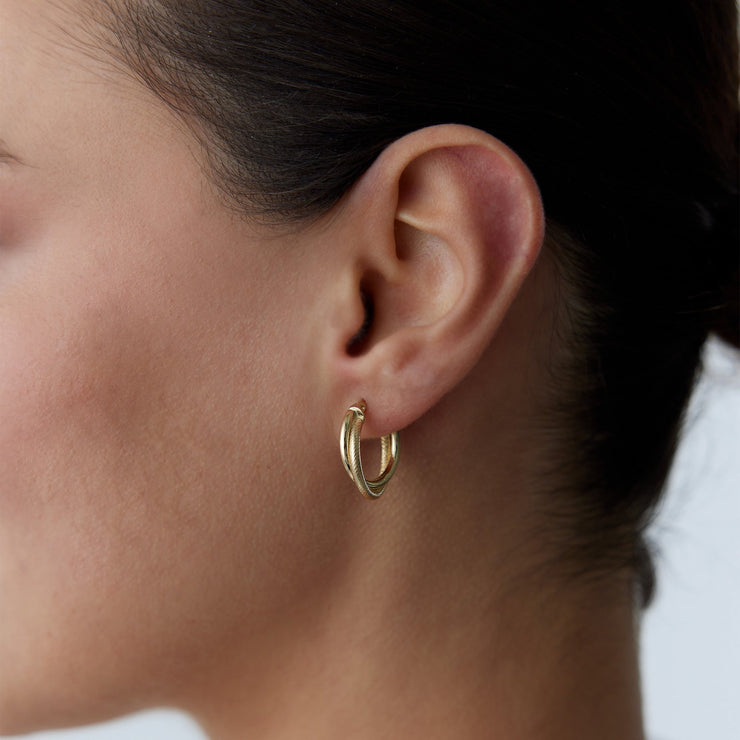 Bombe Double Hoop Earrings