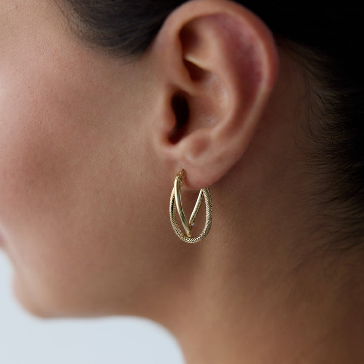 Spiral Cage Earrings