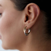 Trio Color Klef Hoop earrings