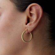 14k Gold Hoop Earring