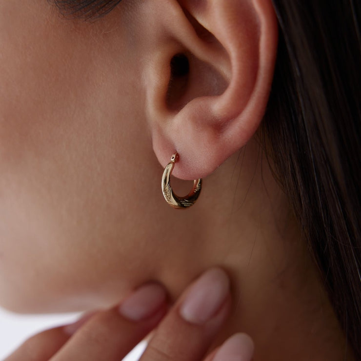 14k Gold Hoop Earrings