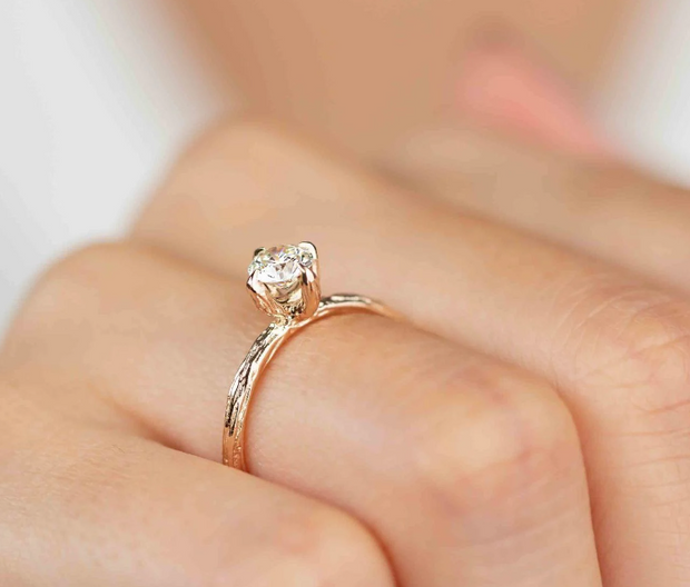 diamond ring, 0.70 ct. diamond ring, 0.70 ct. Lovetwig Diamond Solitaire Ring