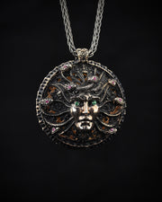 Medusa Necklace with Custom Chain
