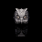 Mens Owl Ring, owl ring for men, owl ring mens
